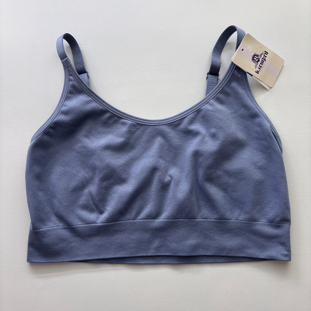 B.tempt'd by Wacoal Women's Size Extra Large Blue Comfort Bralette NWT - Picture 6 of 8